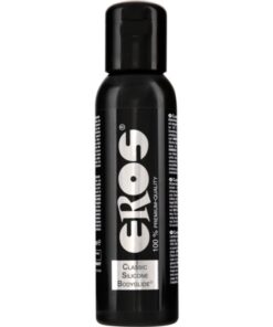 Eros Clásico lubricante de silicona tiene una fórmula única que garantiza puro placer deslizante y una capacidad extremadamente duradera de uso. TS&F Sex Shop.