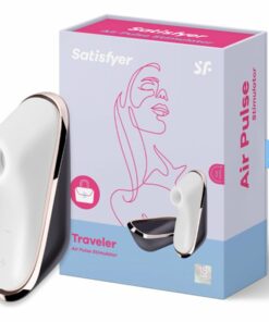 El bonito Satisfyer Pro Traveler te permite vivir orgasmos múltiples mediante la estimulación sin contacto. TS&F, la tienda erótica de las Islas Canarias.
