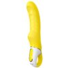 Satisfyer Yummy Sunshine, el potente vibrador amarillo para el punto G de silicona flexible siempre desprende buen humor y hace que tu sol resplandezca.