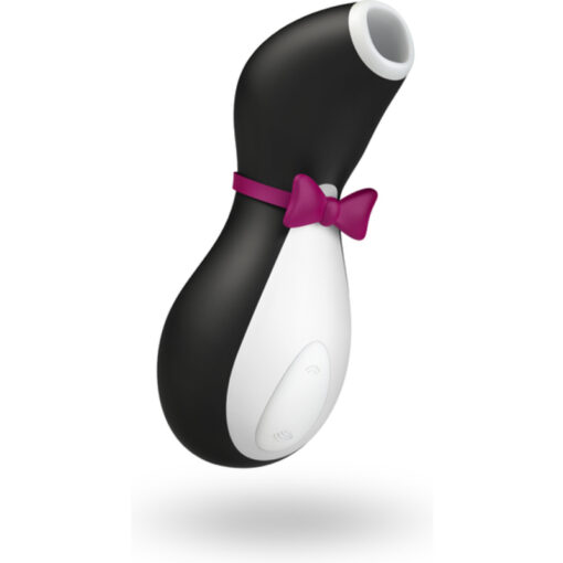 Satisfyer Pro Penguin, con un diseño bonito, divertido y ergonómico que se adapta perfectamente a la mano y es muy cómodo de usar. El más coqueto de todos.