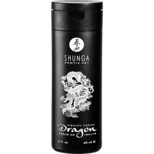 Shunga Dragon, la crema de virilidad masculina, proporciona mayor rendimiento y control para él y placer y orgasmos más intensos para ella. TS&F Sex Shop.