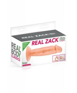 El pene realistico Zack está fabricado con TPE y está libre de ftalatos, por lo que tiene un tacto totalmente real y es seguro de usar. TS&F Sex Shop.