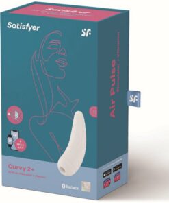 Satisfyer Curvy 2+, estimulador de aire pulsado+vibrador. El nuevo succionador de Satisfyer que llevará tus juegos sexuales a niveles que nunca habías imaginado