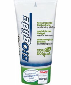 Bioglide es un gel lubricante medicinal de alta calidad elaborado al 100% con ingredientes naturales por lo que es apto para veganos. TS&F juguetes eróticos.