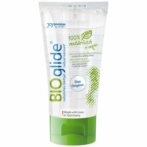Bioglide es un gel lubricante medicinal de alta calidad elaborado al 100% con ingredientes naturales por lo que es apto para veganos. TS&F juguetes eróticos.