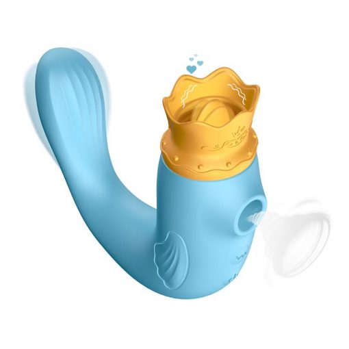 RoyalBlue es realmente único en su especie. ¡Descubre la novedad en juguetes sexuales: el RoyalBlue Succionador con Lengua y Vibrador!