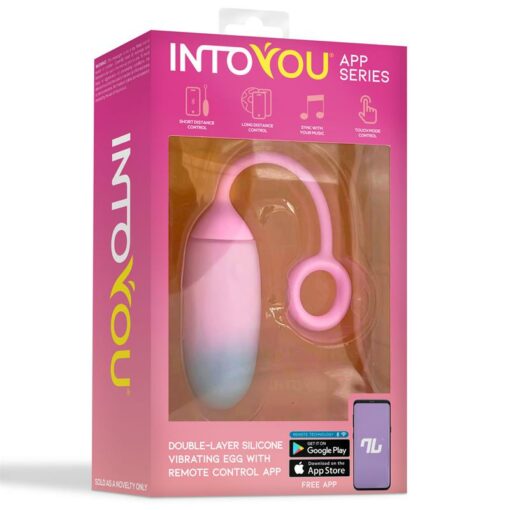 Descubre la revolución del placer conectado con el Huevo Vibrador Intoyou® App Series. Controla tus juguetes eróticos con la innovadora aplicación ActiveJoy®